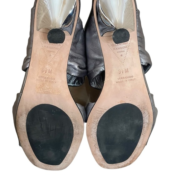 VALENTINA Rangoni Firenze grey heels size 9.5 M - Picture 7 of 12